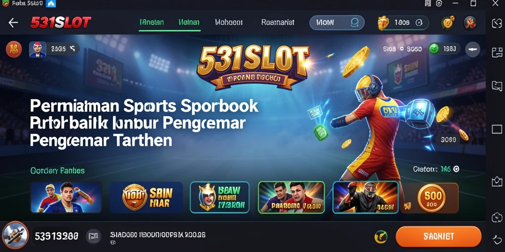 Tampilan menarik dari gameplay <strong>531SLOT</strong> yang menawarkan banyak pilihan taruhan.