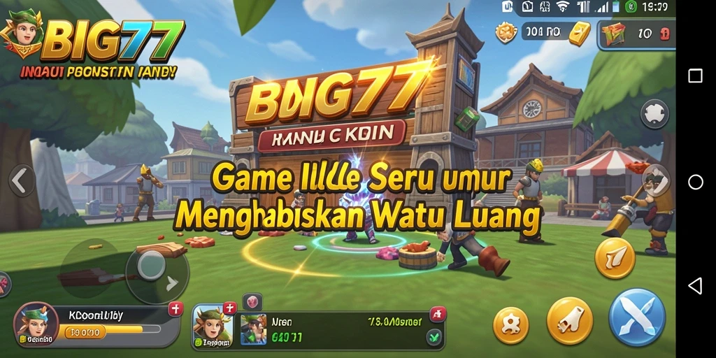 Tampilan gameplay BIG77 yang menarik dan interaktif.