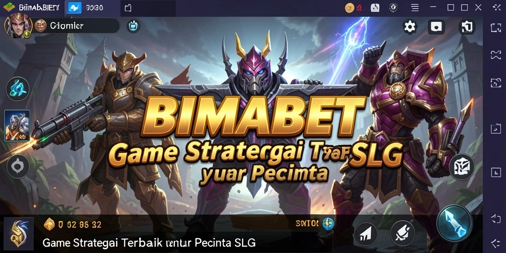 Tampilan gameplay menantang di BIMABET dengan strategi SLG yang mendalam.