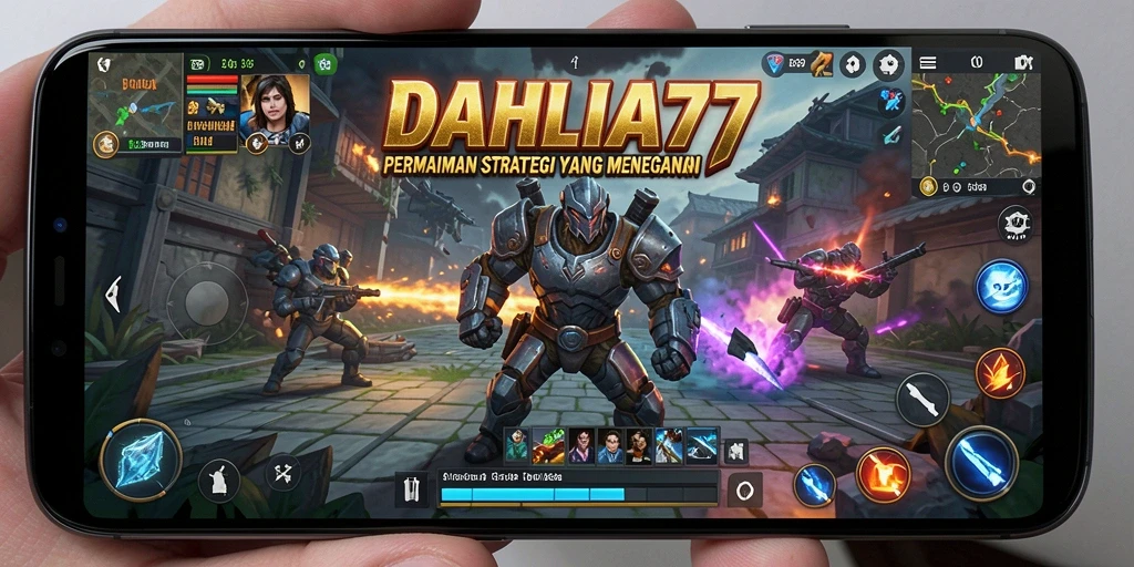 Tampilan gameplay intens dalam pertempuran strategis.