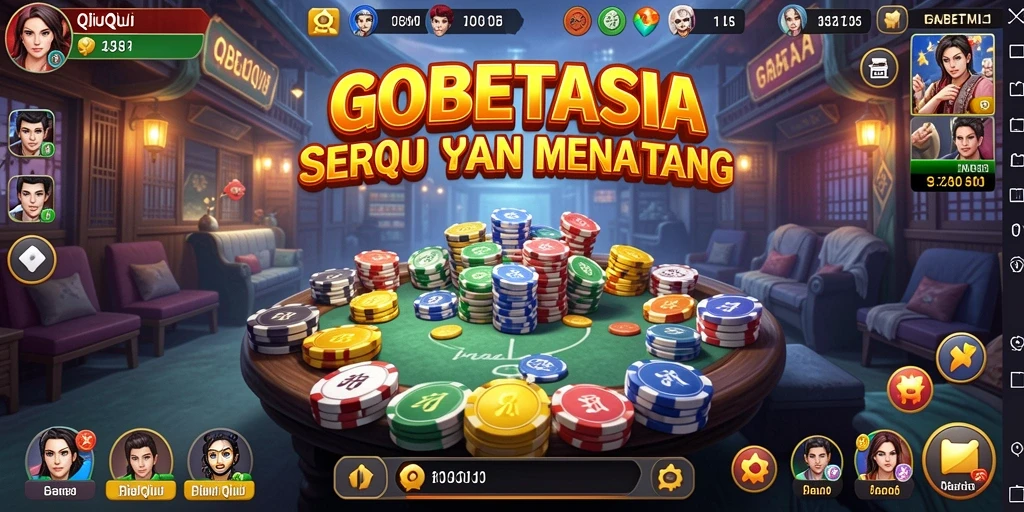 Tampilan gameplay QiuQiu yang seru di GOBETASIA.