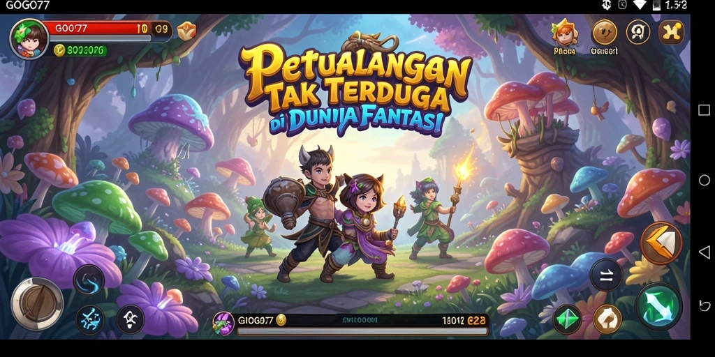 Tampilan gameplay GOGO77 yang menakjubkan dan penuh warna.