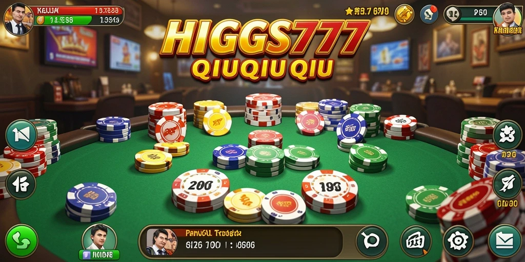 Tampilan gameplay seru dari HIGGS777 QiuQiu.
