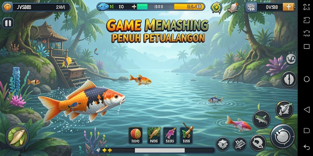 Gameplay JVS88 yang menampilkan pengalaman memancing yang mendebarkan.