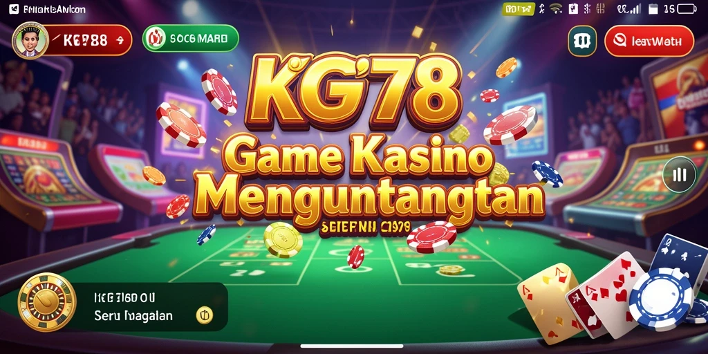 Tampilan gameplay Kasino yang mendebarkan di KG778.