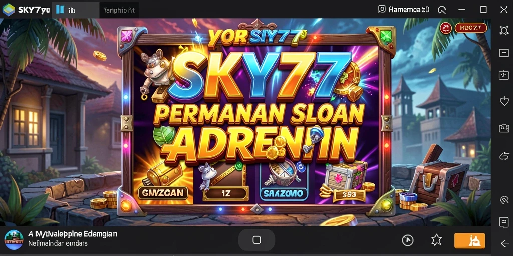 Screenshot SKY77 menampilkan gameplay seru dan dinamis dari permainan Slot.